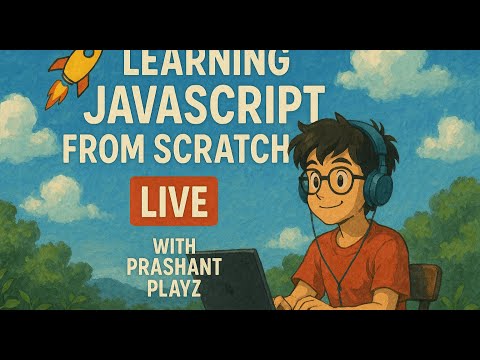 🎮 Gamers Can Code Too! JavaScript Learning Live | Prashant Play