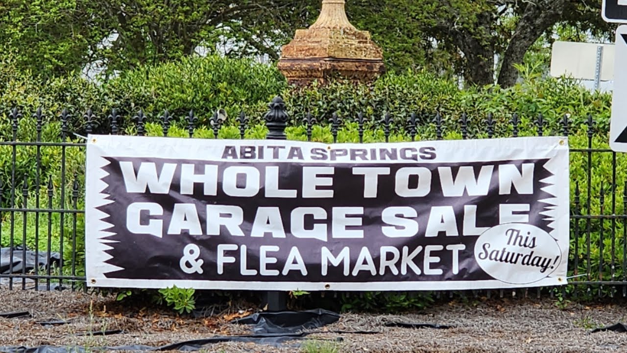 Abita Spring Whole Town Garage Sale YouTube