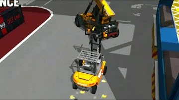 Loader Jumping / Construction Ramp Jumping Android iOS Gameplay