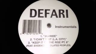 Defari - Keep It On The Rise PT.II (Instrumental)