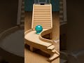 Real Marble Trick Shot 🏀 Perfect Blue Marble Basket! #shorts