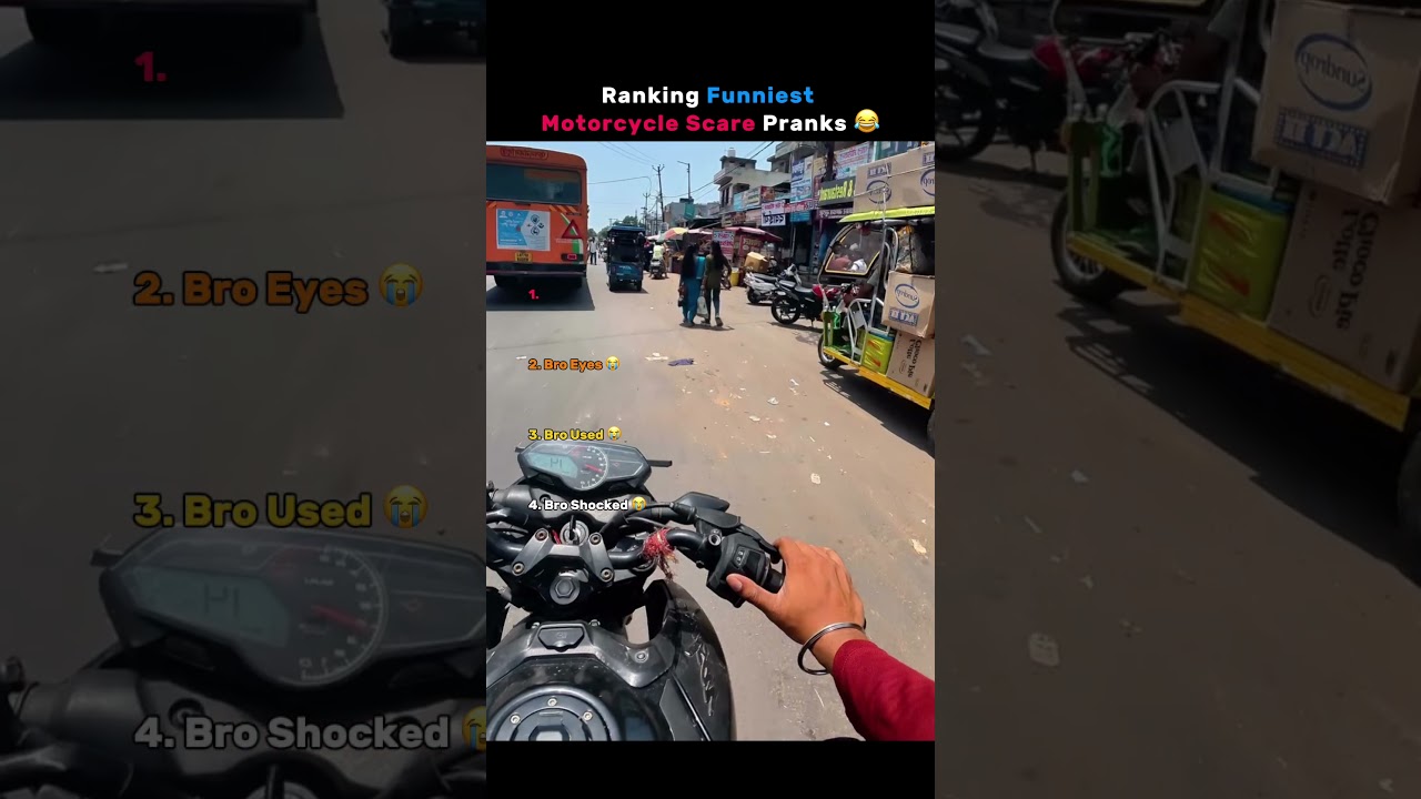 Ranking Funniest Motorcycle Scare Pranks 😂