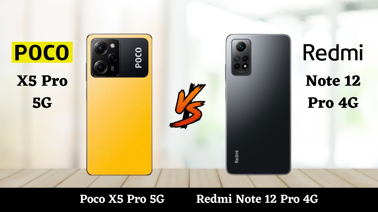 Xiaomi Poco X5 Pro vs Redmi Note 12 Pro: Tu guía para elegir el mejor  smartphone