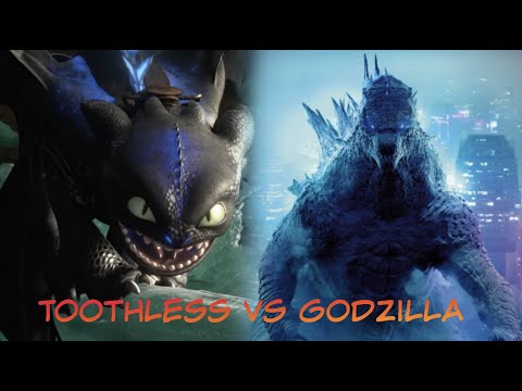 Toothless vs Godzilla