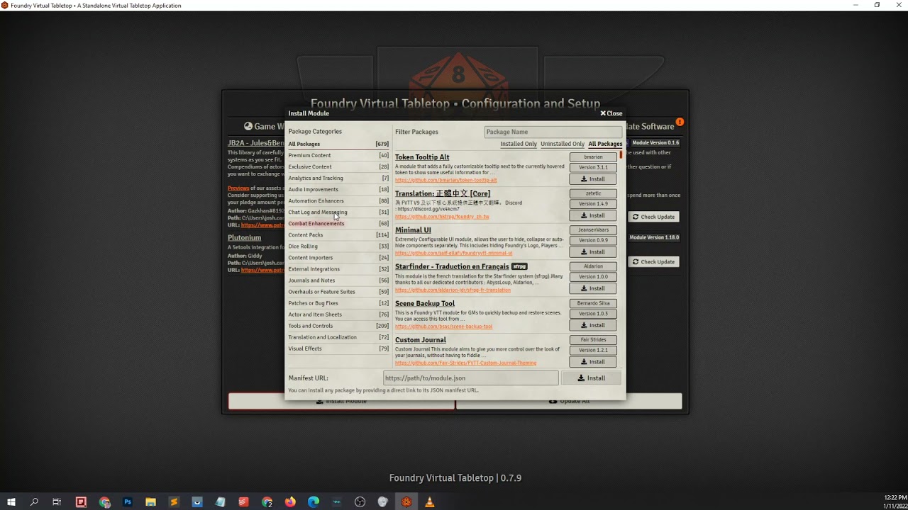 Foundry Tutorial GM edition: 1-1 Getting started