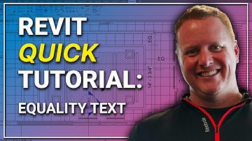 Revit QUICK Tutorial - Equality Dimension Text (EQ)