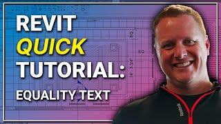 Celebrity Revit QUICK Tutorial - Equality Dimension Text (EQ) Net Worth