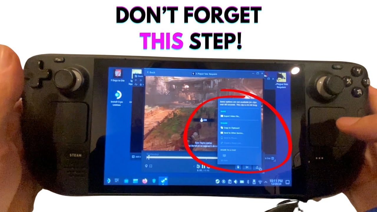How to Use SteamOS’s In-game Recording Feature Properly [Steam Deck ...