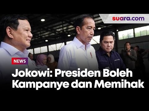 Tampil Bareng Prabowo, Jokowi Tegaskan Presiden Boleh Kampanye Dan Memihak