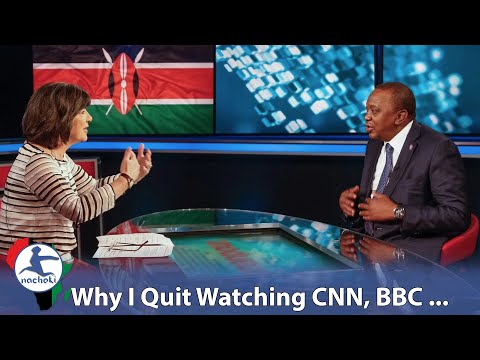 Kenya's President Reveals the Appalling Reason He Stopped Watching Western Media News