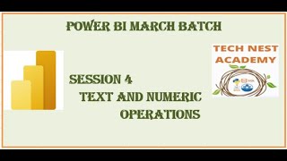 Session 4   _Text and Numeric Operations