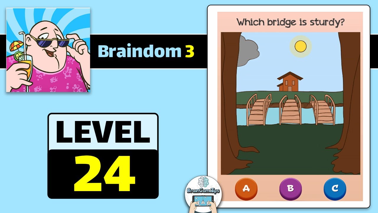 Braindom 3: Smart, Brain Games - Level 24 Answer