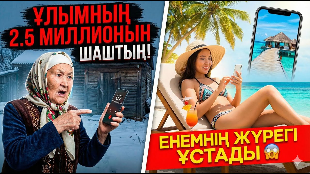 Енем Бурабайға, мен Мальдивке! Ол стористі көріп талып қала жаздады