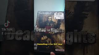 GameStop 4 for $20 deal pickups #videogame #playstation #shorts