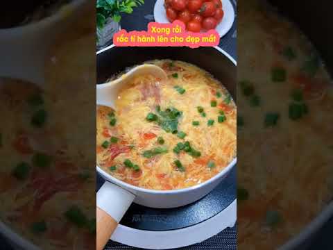 Hướng dẫn Cách nấu canh trứng cà chua – Canh cà chua trứng đơn giản dễ làm tại nhà