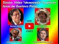 Simón Vélez desenreda la pita en favor de Gustavo Petro