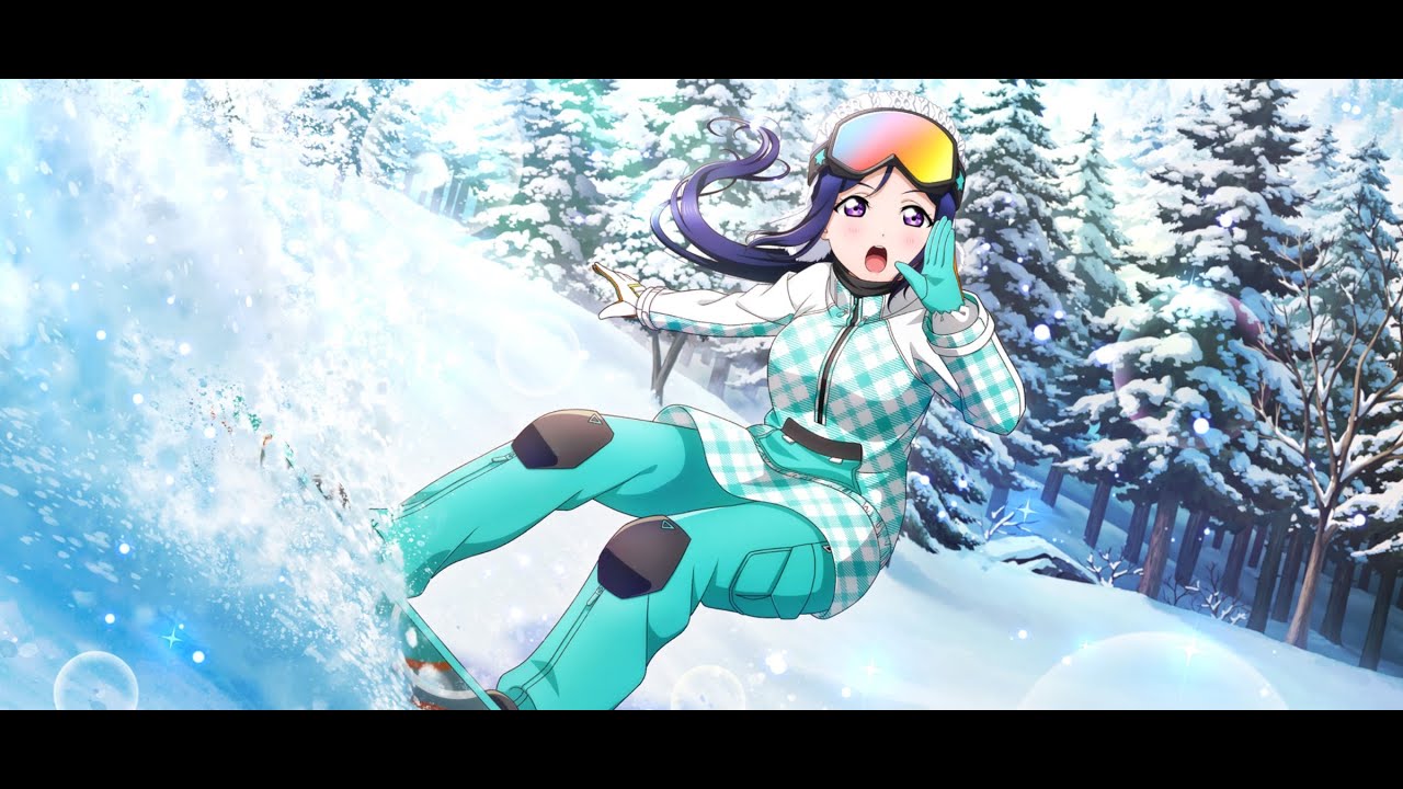 Love Live! ALL STARS【松浦果南（松浦 果南） 兩人一起取暖吧．滑到你