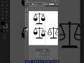 Law scale icon. Justice sign and symbol #icondesign #trending #design #tutorial #shorts