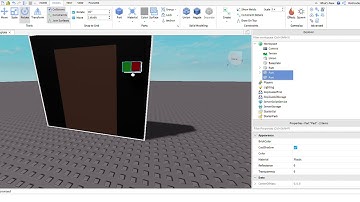 How to make a opening and closing door in roblox studio