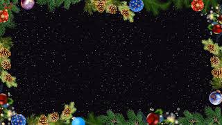 Футаж-фон для текста. Хромакей. Christmas Background Green Screen