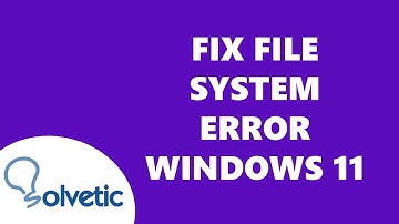 How to FIX File System Error in Windows 11 ✅✅