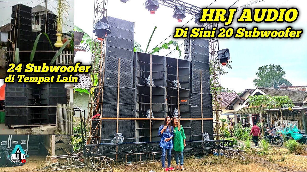 WOW, Sound Sultan HRJ AUDIO Hajatan Geden 20 Subwoofer dan 24 Subwoofer ‼️