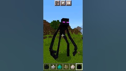 I see MutanT Enderman in Minecraft😨#shorts