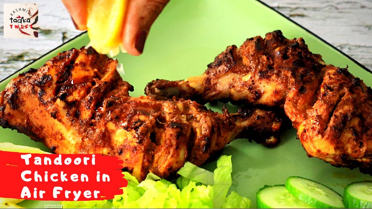 Tandoori Chicken in Air Fryer | Air Fryer Recipes | By KTT | Kashmiri Tadka Twist