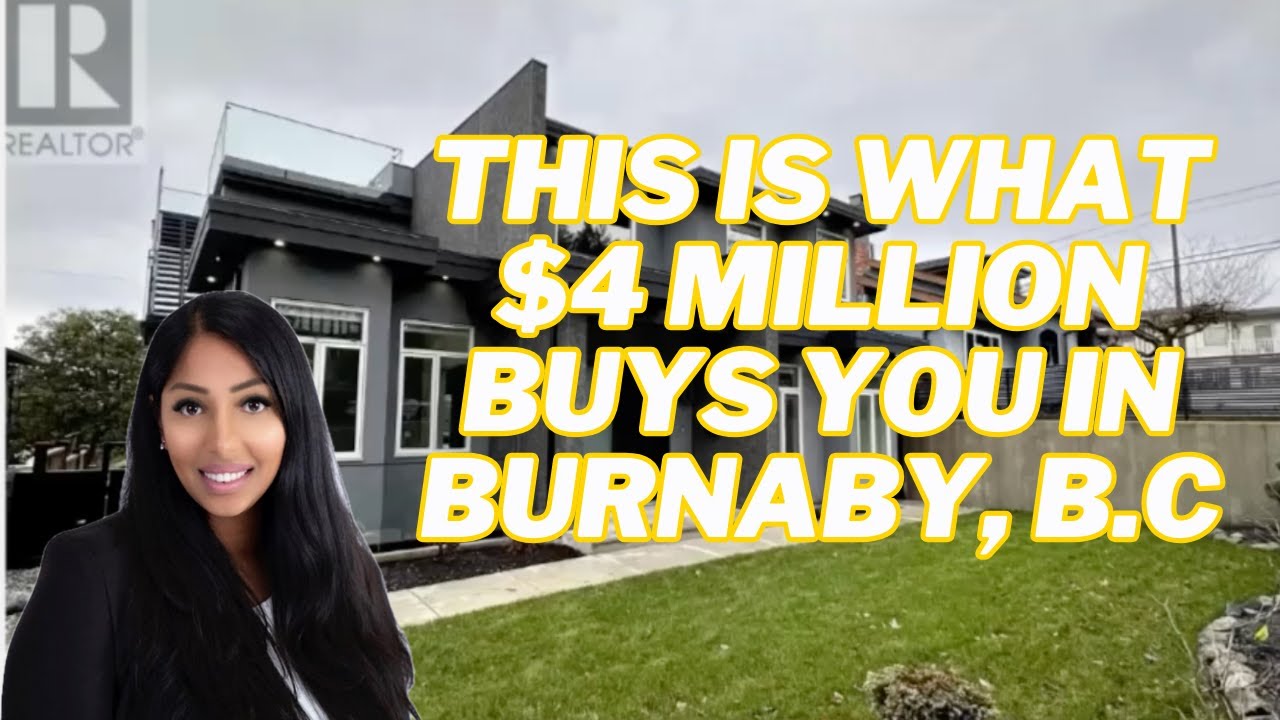 THIS IS WHAT $4 MILLION DOLLARS BUYS YOU IN BURNABY, B.C | LUXURY MODERN HOME