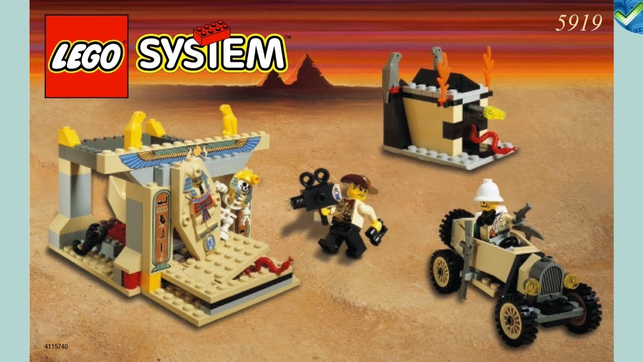 5919 3722 The Valley of the Kings LEGO® Adventurers Manual Brickmanuals LEGO® Instruction Archive