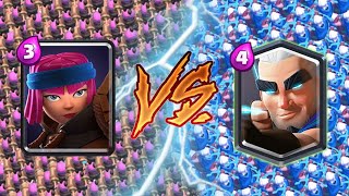 Firecracker Vs Magic Archer - Clash Royale Battle