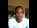 Sanya Richards videoblogs