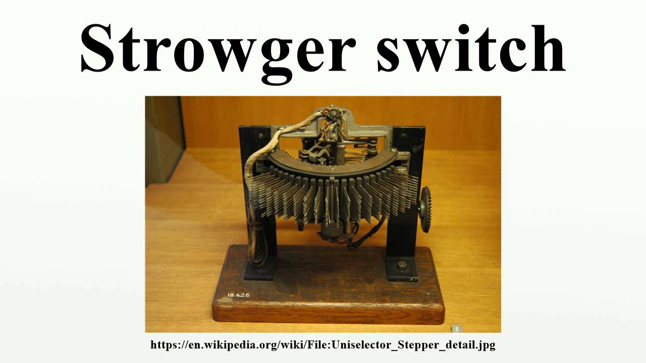Strowger switch - YouTube