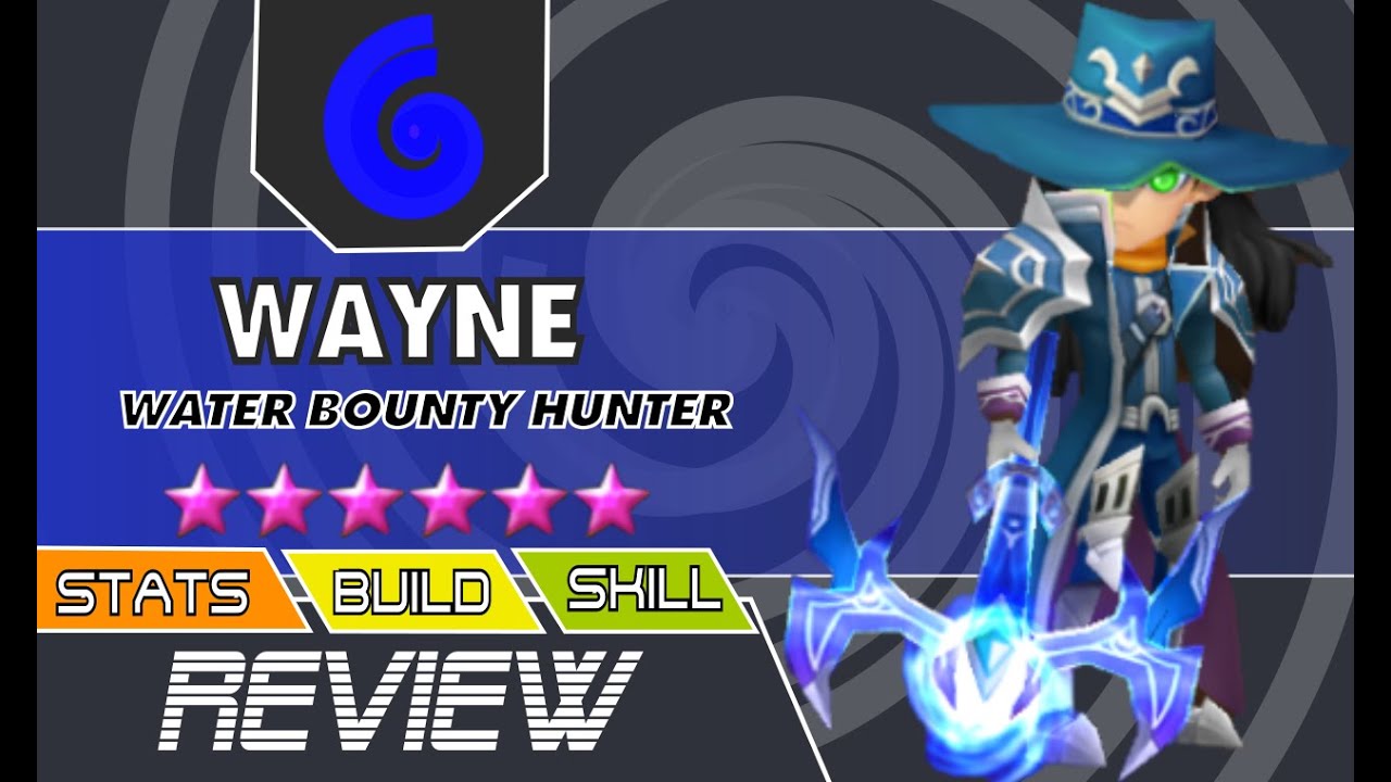 WAYNE - Water Bounty Hunter | REVIEW |  SUMMONERS WARS