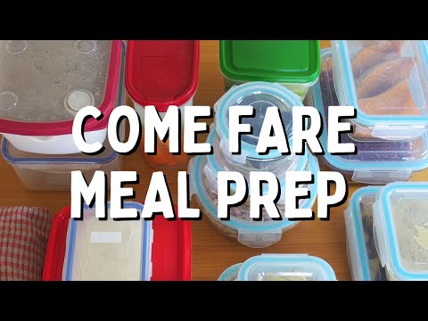 Come pianificare e organizzare i pasti settimanali | Meal Prep