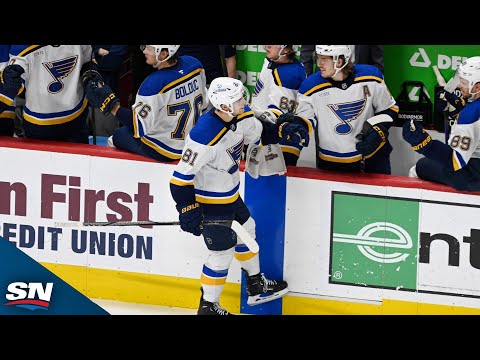 Holloway's Hat Trick Leads The Charge For The Blues In Shutout Win
