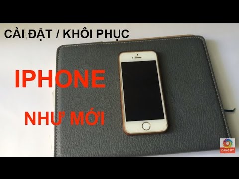 รีเซ็ต ไอ โฟน 5  Update  Hướng dẫn cài đặt khôi phục restore Iphone 5s, iphone 4,6,7,8 về iphone mới - Hai Nguyen Channel