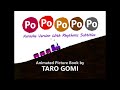 Po Po Po Po Po  (Karaoke Version With Rhythmic Subtitles)  Animated Picture Book by Taro Gomi