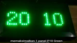 Memaksimalkan 1 Panel P10 Dengan Controller Hdw60