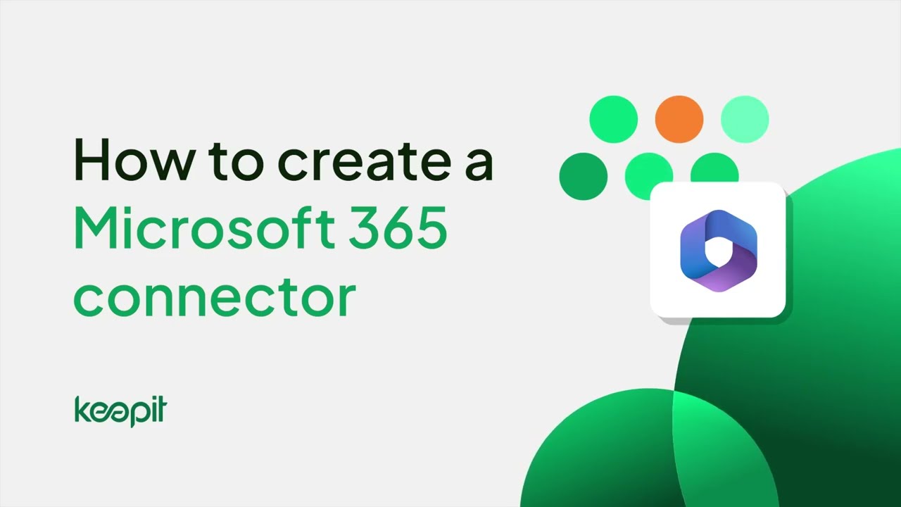 Demonstração de como conectar Microsoft 365 ao Keepit