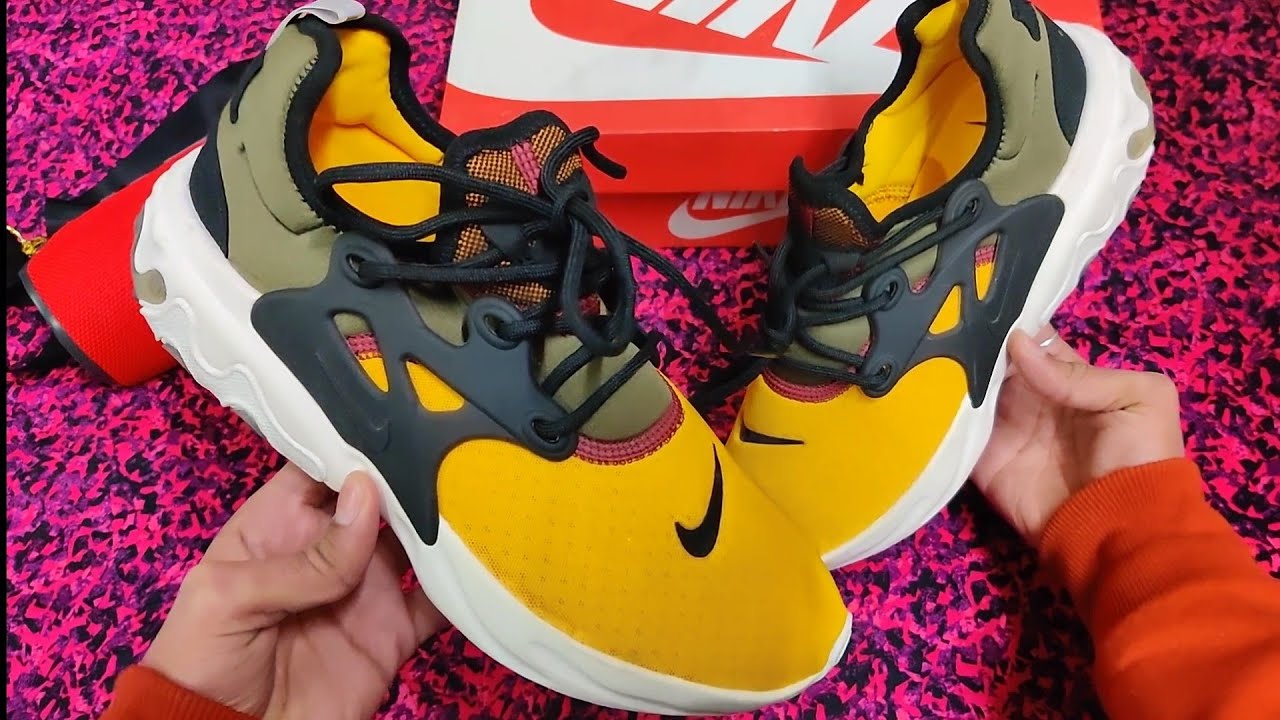 yellow presto shoes
