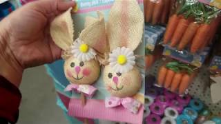 Dollar Tree Shopping Trip & Walk Through Video - A Bunch Of Easter & Spring Decorations (1-24-20)