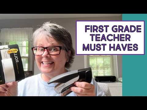 First Grade Teacher Must Haves For The Classroom | Essentials For New Teachers, Kindergarten, 2nd