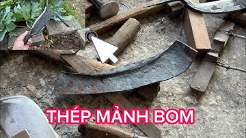 Rèn thủ công dụng cụ làm vườn cực đa năng, sắc bén bằng thép MẢNH BOM, thoải mái làm vườn! 