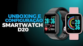 UNBOXING E CONFIGURAÇÃO DO SMARTWATCH D20 NO ANDROID