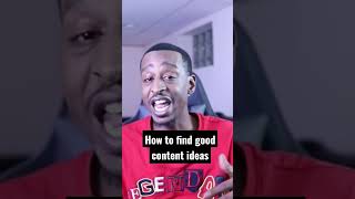 Where to find good ideas for content...