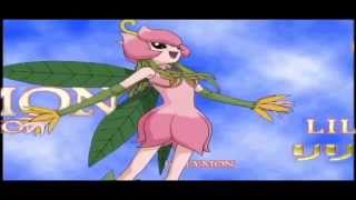 Digimon - Togemon Digivolves to Liliymon (English Dub with Japanese Music)