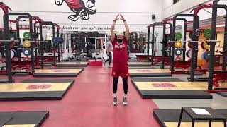 Single Leg Snapdown to lateral bound & Stick