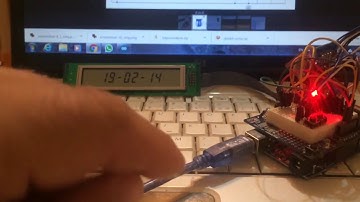 clock with adjust, thermometer & voltmeter on KTM-S1201 lcd display (2)