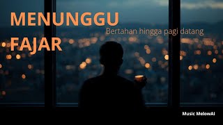 Menunggu Fajar :  Music MelowAI - Lirik Video #emotionalsong #pejuangmalam